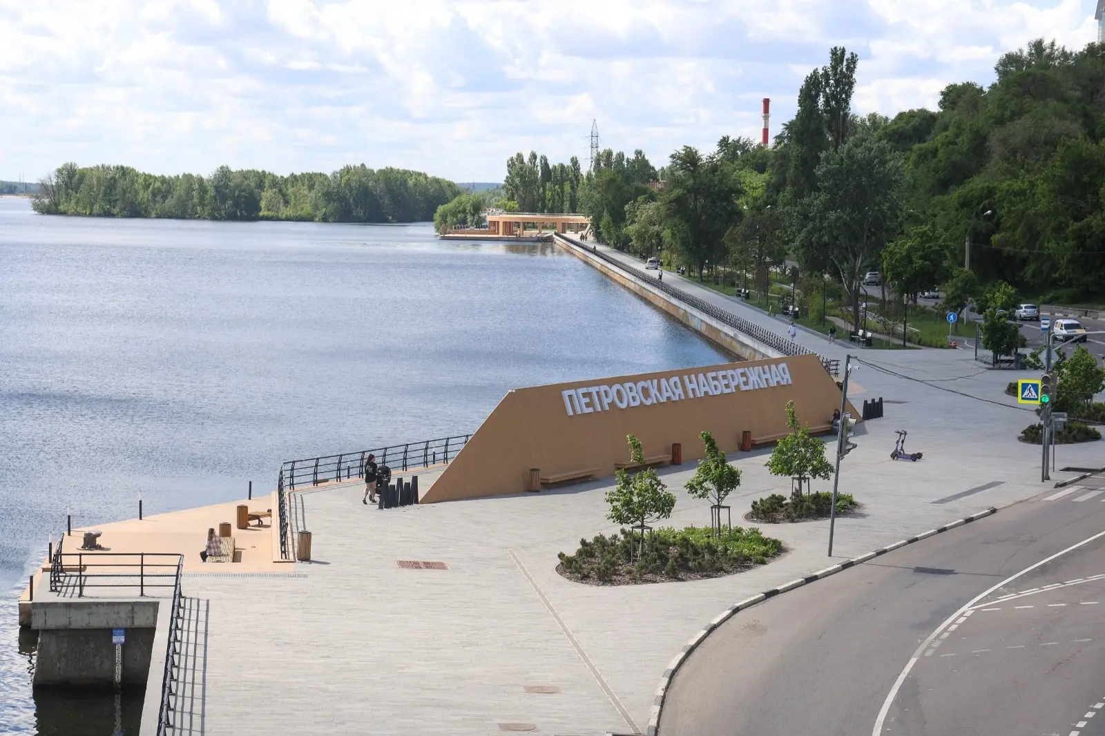 Петровскую набережную в Воронеже реконструируют по-новому