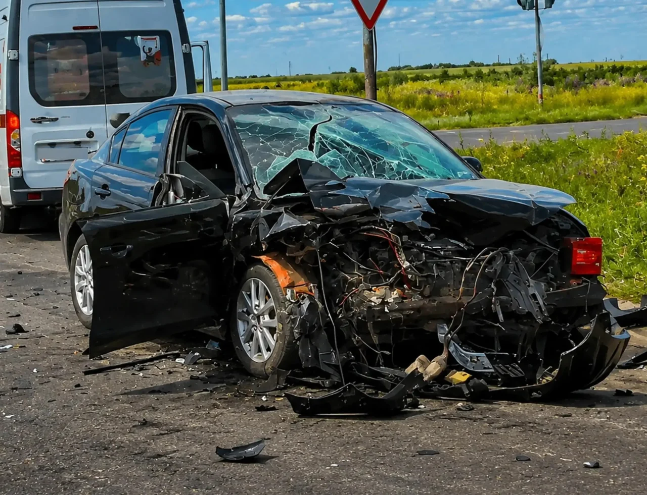 Скончалась женщина, зажатая в авто из-за страшной аварии в Воронежской области
