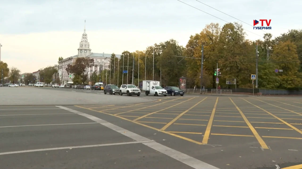 На всех улицах Воронежа скоро появится дорожная разметка