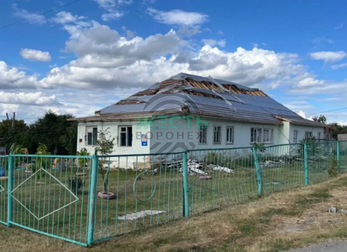 Прокуратура заинтересовалась детским садом под Воронежем, который остался без пола и крыши