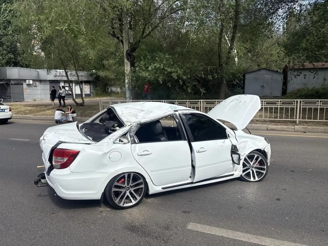 В ГАИ назвали причину массовой аварии с перевернувшимся авто в Воронеже