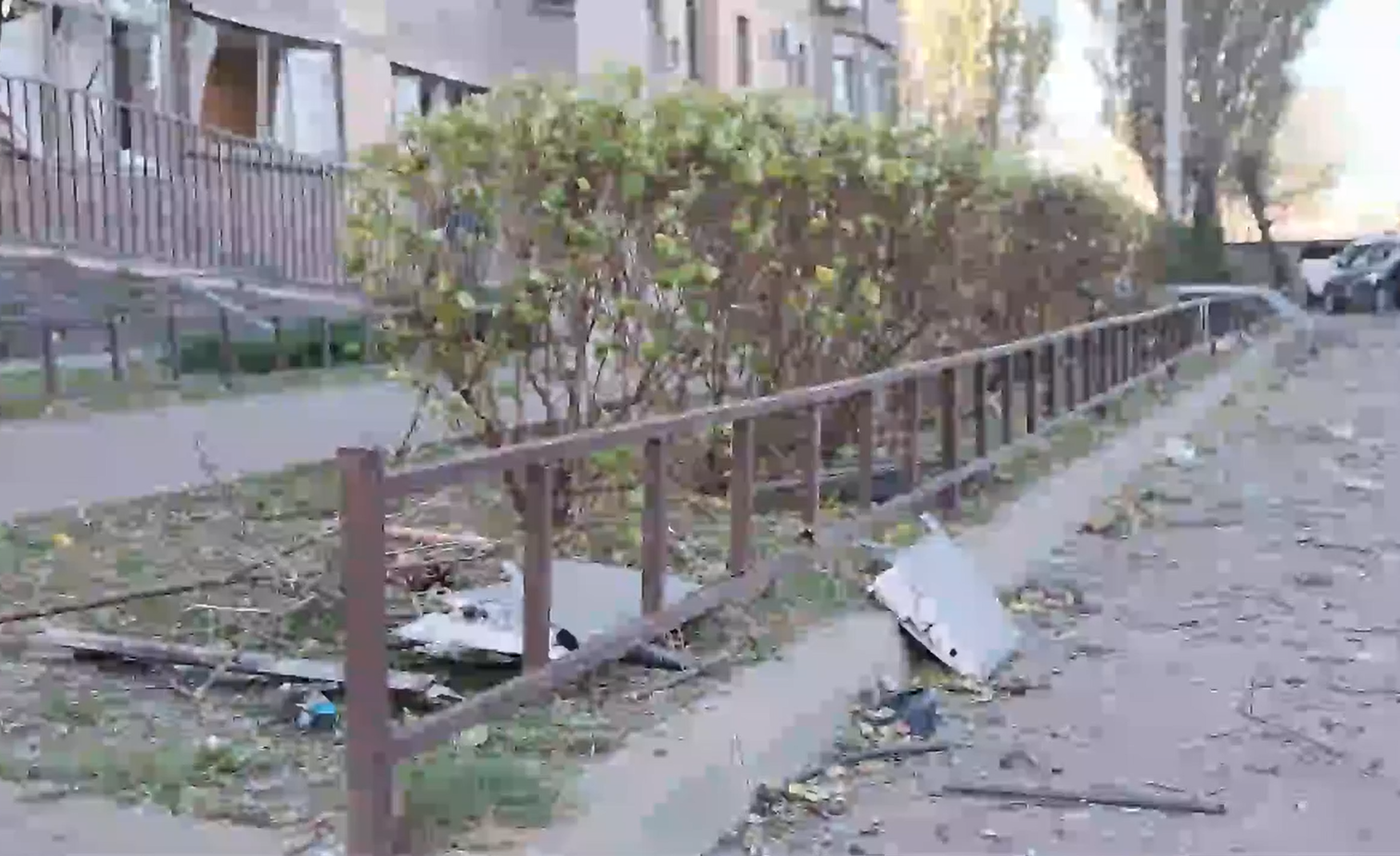 Опубликовано видео устранения последствий массированной атаки на Воронеж