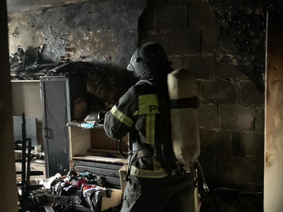 Мужчина погиб на пожаре под Воронежем