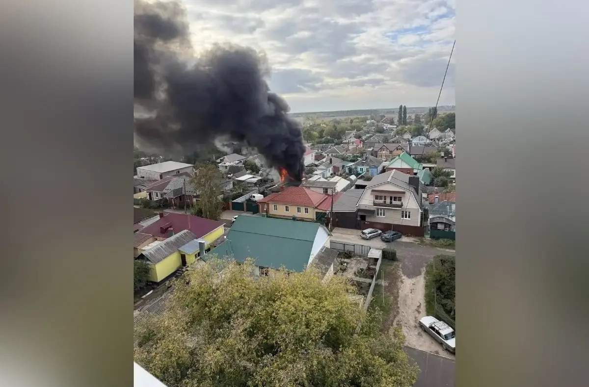 Огромная теплица с цветами вспыхнула в Воронеже