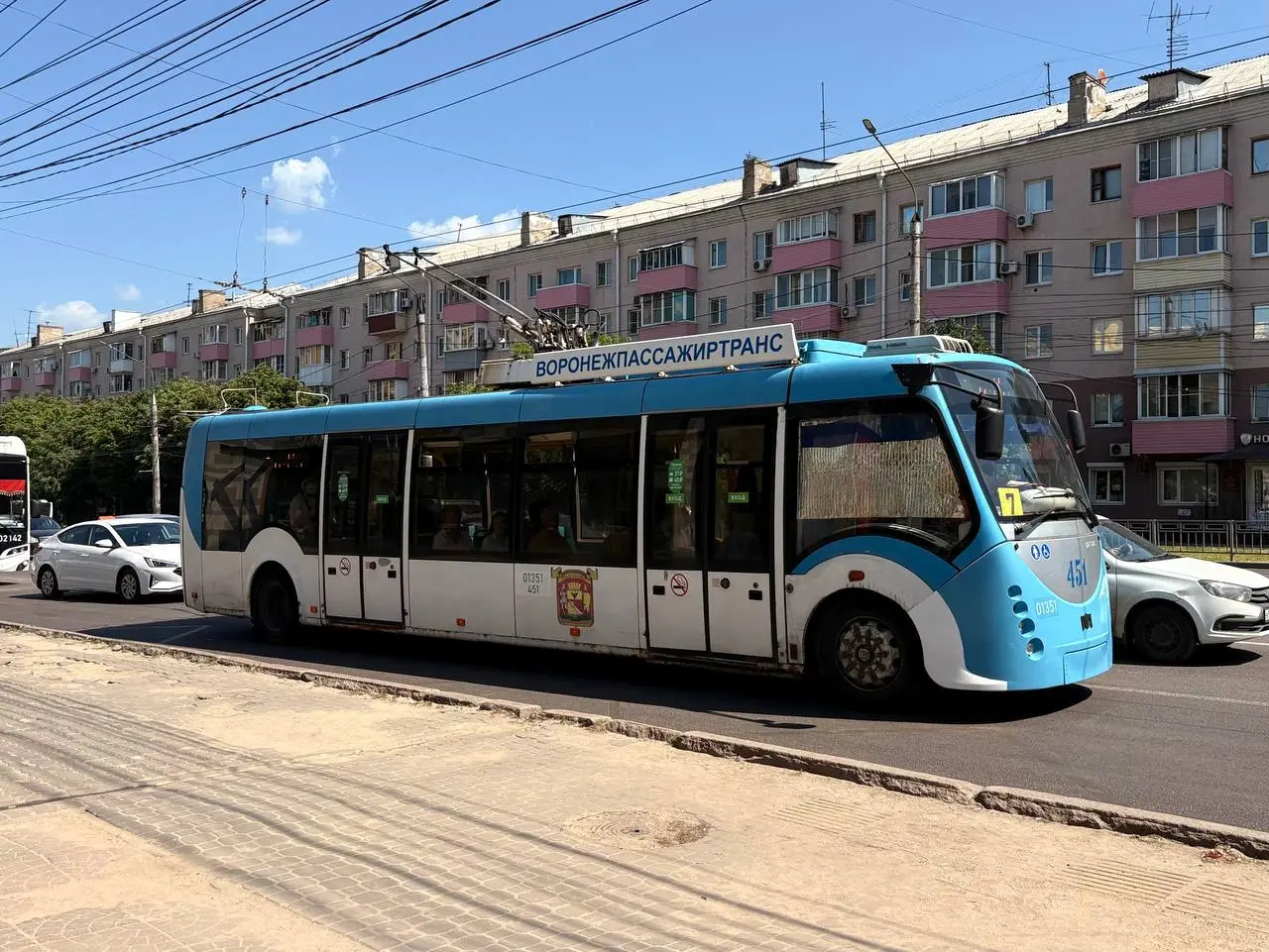 В Воронеже приостановят работу двух троллейбусов на два часа